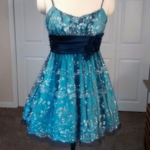 Size 5 teal  party dress